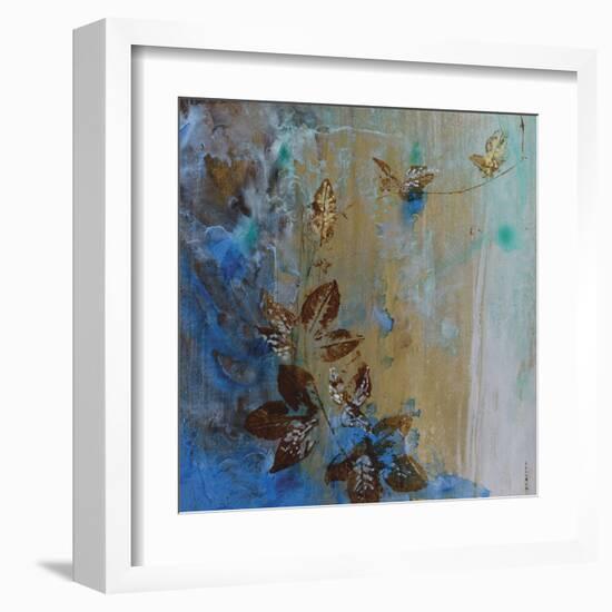 Jewelled Leaves XVII-Hollack-Framed Giclee Print