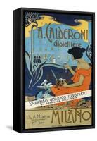 Jeweller A. Calderoni (A. Calderoni Gioiellier), Milano, 1898-Adolfo Hohenstein-Framed Stretched Canvas