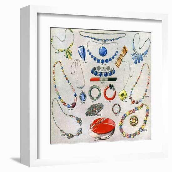 Jewellery 1933-null-Framed Art Print