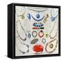 Jewellery 1933-null-Framed Stretched Canvas