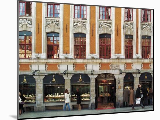 Jewellery Shop in Flemish Building, Lille, Flanders, Nord, France-David Hughes-Mounted Photographic Print