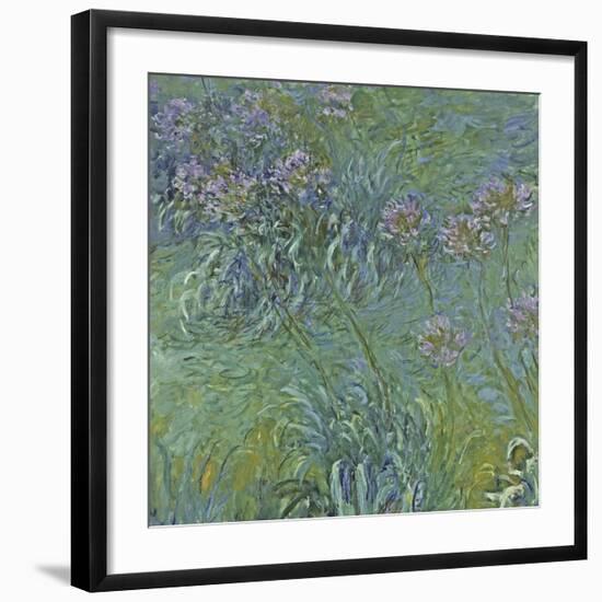 Jewelry lilies-Claude Monet-Framed Art Print