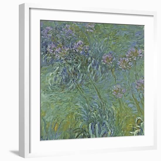 Jewelry lilies-Claude Monet-Framed Art Print