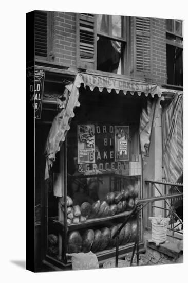 Jewish Bakery "Horowitz" on Lower East Side of New York-null-Stretched Canvas