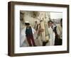 Jewish Bar Mitzvah Ceremony at the Western Wall (Wailing Wall), Jerusalem, Israel, Middle East-S Friberg-Framed Photographic Print
