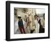 Jewish Bar Mitzvah Ceremony at the Western Wall (Wailing Wall), Jerusalem, Israel, Middle East-S Friberg-Framed Photographic Print