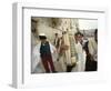 Jewish Bar Mitzvah Ceremony at the Western Wall (Wailing Wall), Jerusalem, Israel, Middle East-S Friberg-Framed Photographic Print