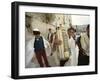 Jewish Bar Mitzvah Ceremony at the Western Wall (Wailing Wall), Jerusalem, Israel, Middle East-S Friberg-Framed Photographic Print