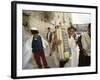 Jewish Bar Mitzvah Ceremony at the Western Wall (Wailing Wall), Jerusalem, Israel, Middle East-S Friberg-Framed Photographic Print