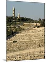 Jewish Cemetery, Mount of Olives, Jerusalem, Israel, Middle East-Christian Kober-Mounted Photographic Print