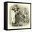 Jewish Children, Jerusalem-null-Framed Stretched Canvas