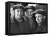 Jewish Children Posing for a Picture-William Vandivert-Framed Stretched Canvas