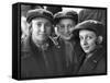 Jewish Children Posing for a Picture-William Vandivert-Framed Stretched Canvas