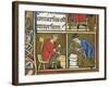 Jewish Craftsmen Working, Miniature from Beatae Elisabeth Psalterium-null-Framed Giclee Print