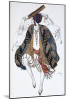 Jewish Dance. Costume Design for the Ballet Cléopatre, 1910-Léon Bakst-Mounted Giclee Print