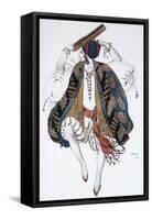 Jewish Dance. Costume Design for the Ballet Cléopatre, 1910-Léon Bakst-Framed Stretched Canvas