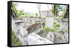 Jewish District in Krakow Kazimierz, Poland-Eunika-Framed Stretched Canvas