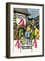 Jewish Folks Party, Vote for Ticket No. 4-Solomon Yudovin-Framed Art Print