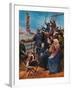 Jewish Immigrants on Ship near Statue of Liberty-null-Framed Giclee Print