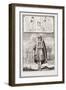 Jewish Man, Dressed for Prayer. on the Background the Portuguese Synagogue of Amsterdam-Jan Luyken-Framed Giclee Print