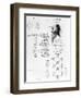 Jewish Manuscript Illustrating Phrenology-null-Framed Giclee Print