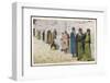 Jewish Men at the Wailing Wall, Jerusalem-null-Framed Photographic Print