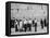 Jewish Men in Various Modes of Traditional Dress at the Wailing Wall in Jerusalem-null-Framed Stretched Canvas