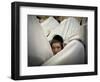 Jewish Men Participate in a Blessing During the Jewish Holiday of Passover at the Western Wall-null-Framed Photographic Print