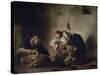 Jewish Musicians of Mogador-Eugene Delacroix-Stretched Canvas