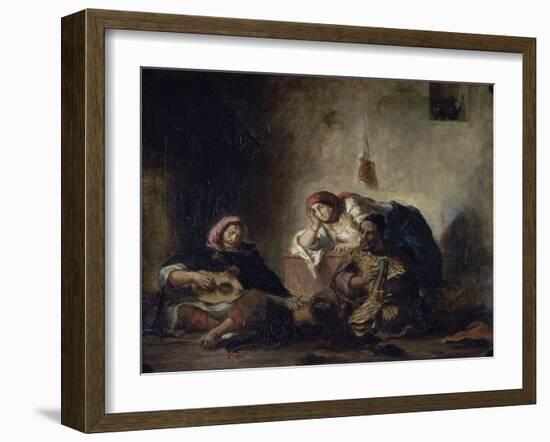 Jewish Musicians of Mogador-Eugene Delacroix-Framed Giclee Print