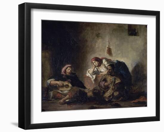 Jewish Musicians of Mogador-Eugene Delacroix-Framed Giclee Print