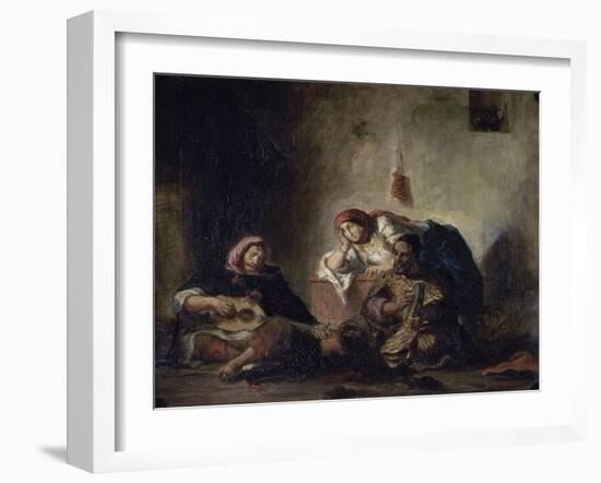 Jewish Musicians of Mogador-Eugene Delacroix-Framed Giclee Print