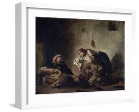 Jewish Musicians of Mogador-Eugene Delacroix-Framed Giclee Print