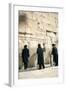 Jewish Orthodox Men Pray at Western Wall, Jerusalem, Israel-David Noyes-Framed Photographic Print