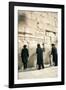 Jewish Orthodox Men Pray at Western Wall, Jerusalem, Israel-David Noyes-Framed Photographic Print