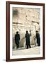 Jewish Orthodox Men Pray at Western Wall, Jerusalem, Israel-David Noyes-Framed Photographic Print