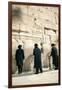 Jewish Orthodox Men Pray at Western Wall, Jerusalem, Israel-David Noyes-Framed Photographic Print