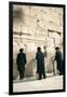 Jewish Orthodox Men Pray at Western Wall, Jerusalem, Israel-David Noyes-Framed Photographic Print