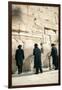 Jewish Orthodox Men Pray at Western Wall, Jerusalem, Israel-David Noyes-Framed Premium Photographic Print