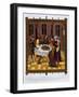 Jewish Passover Ceremony, from 15th century Missal, Manuscript Attributed to School of Van Eyck-null-Framed Giclee Print