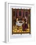 Jewish Passover Ceremony, from 15th century Missal, Manuscript Attributed to School of Van Eyck-null-Framed Giclee Print