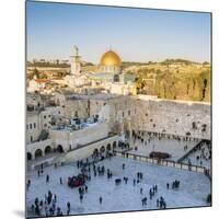 Jewish Quarter of the Western Wall Plaza, Old City, UNESCO World Heritage Site, Jerusalem, Israel-Gavin Hellier-Mounted Photographic Print