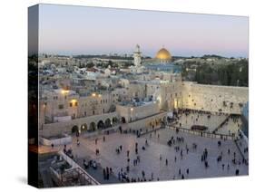 Jewish Quarter of Western Wall Plaza, Old City, UNESCO World Heritage Site, Jerusalem, Israel-Gavin Hellier-Stretched Canvas