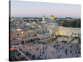 Jewish Quarter of Western Wall Plaza, Old City, UNESCO World Heritage Site, Jerusalem, Israel-Gavin Hellier-Stretched Canvas