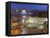 Jewish Quarter of Western Wall Plaza, Old City, UNESCO World Heritge Site, Jerusalem, Israel-Gavin Hellier-Framed Stretched Canvas