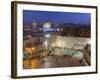 Jewish Quarter of Western Wall Plaza, Old City, UNESCO World Heritge Site, Jerusalem, Israel-Gavin Hellier-Framed Photographic Print