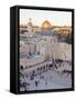 Jewish Quarter of Western Wall Plaza, UNESCO World Heritage Site, Jerusalem, Israel-Gavin Hellier-Framed Stretched Canvas