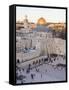 Jewish Quarter of Western Wall Plaza, UNESCO World Heritage Site, Jerusalem, Israel-Gavin Hellier-Framed Stretched Canvas