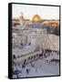 Jewish Quarter of Western Wall Plaza, UNESCO World Heritage Site, Jerusalem, Israel-Gavin Hellier-Framed Stretched Canvas