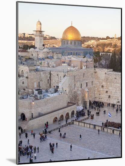 Jewish Quarter of Western Wall Plaza, UNESCO World Heritage Site, Jerusalem, Israel-Gavin Hellier-Mounted Photographic Print